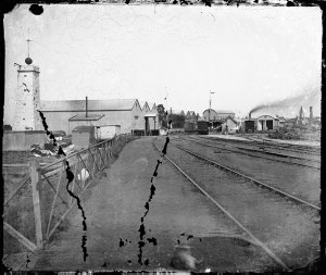 Signalling station and railway goods yard, Williamstown