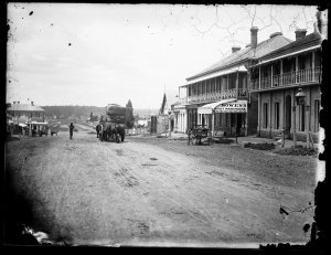 Anson Street, Orange looking south from Byng Street and...