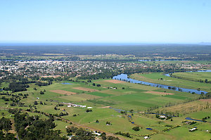 Aerial photographs of Taree, New South Wales, 18 April ...