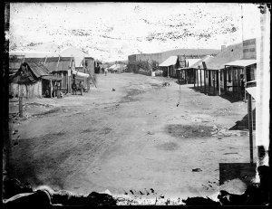 View of Clarke Street, central section looking south, H...