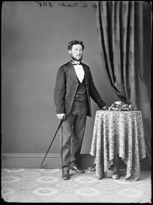 Mr G.A. Reid, station master of the Telegraph Office, G...