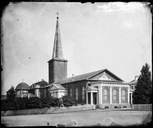 St. James Church from Queens Square, Sydney