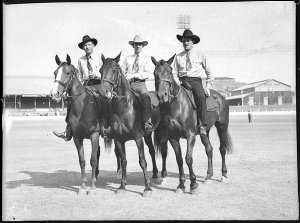 Cowgirls and cowboys at the Royal Easter Show