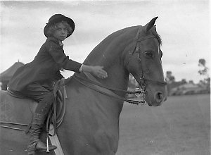 Young girl on her horse, Liverpool Show