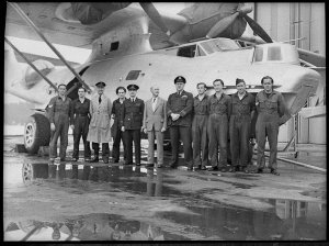 Captain PG Taylor, pioneer airman, and Catalina plane a...