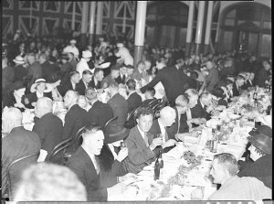 Coronation luncheon at Town Hall