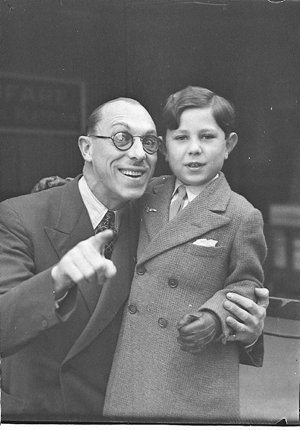 Arrivals; George Gee and son (taken for J.C. Williamson...