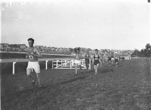 Cross-country runners at Canterbury