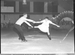 Roller skaters at the Palladium