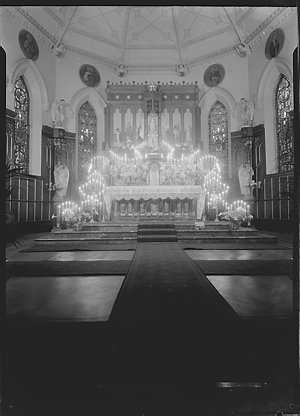 File 13: Altar with candles, 1930s-1940s / photographed...