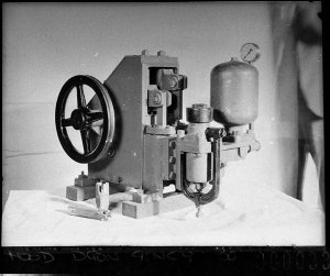 A close-up of an hydraulic pump (Anivitti-Schey Ltd mac...