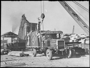 Jackson and Spring lorry (taken for "Transportation New...