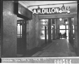 Entrance, Dillon's tile showroom (taken for Building Pu...