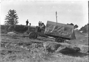 Demonstration of the Winther four-wheel-drive truck by ...