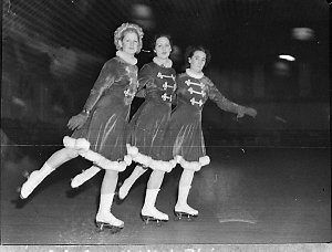 Roller skaters at the Palladium