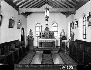 Interior, Catholic convent chapel at Earlwood (Sister G...
