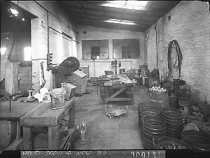Interior of a foundry (taken for L.J. Hooker Ltd)