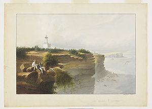Item 1: [Macquarie Lighthouse looking north], 1842 / dr...