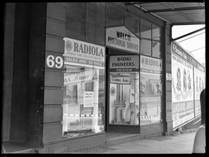 Radio shops (taken for Mr Hillier, AWA)