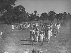 Folk lore dancing, Government House grounds