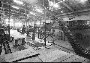 Interior of Cahills new factory