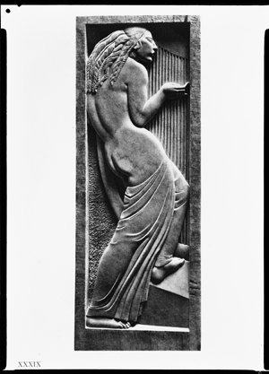 File 06: Mestrovic, copy of bas relief, [1930s] / photo...