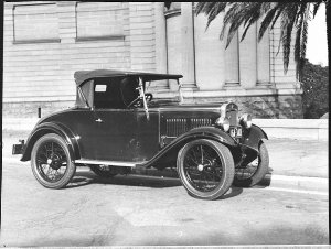 Baby Austin car (taken for Liberty Motors)