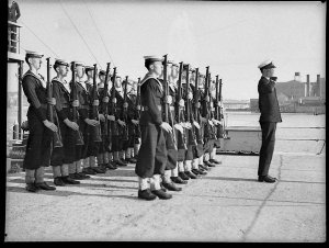 Naval cadets on Schnapper Island