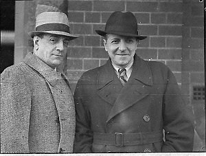 Arrival of Tito Schipa from Melbourne (taken for J.C. Williamson)