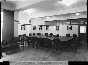 Interior of the reading room, Bible House (for Building...