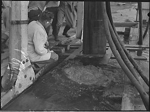 Boring new well at Tomago; Hunter District Water Board ...