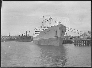 Ampol tanker "William G Walkley", in Newcastle Harbour,...
