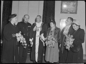 Civic reception for Governor General (Sir William & Lad...