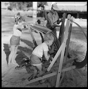 File 15: [Kids at the beach, ca 1936-1946] / photograph...