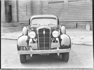 Liberty Motors; 1935 Plymouth (taken for "Telegraph" cl...