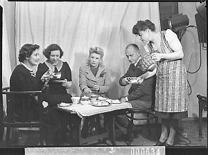 The morning tea scene, (from "These Children", British-...