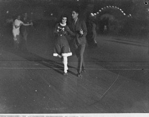 Roller skating at the Palladium