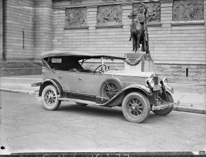 Bretnall Motors; Fiat car (taken for "Telegraph" classi...