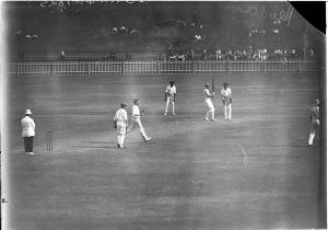 Cricket at Sydney Cricket Ground; Hordern batting