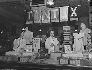 Tintex exhibit (second job at Woolworth's)