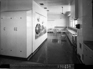 Section of the laundry, Rachel Forster Hospital