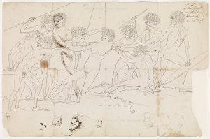 Massacre d’une femme par les sauvages, [ca. 1802-ca. 18...
