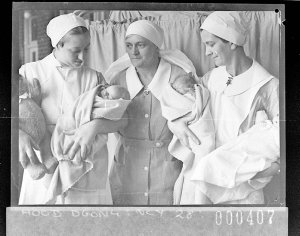 Royal Hospital for Women, Paddington, Christmas 1936