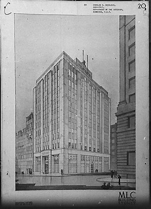 Artist's impression, proposed design of MLC Building, b...