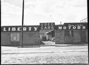 Liberty Motors (taken for "Telegraph" classified ads)