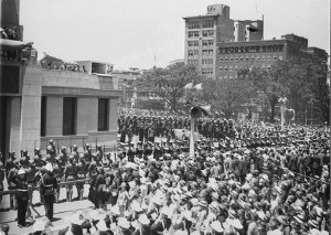 Opening of Anzac War Memorial, Sydney, by Duke of Glouc...