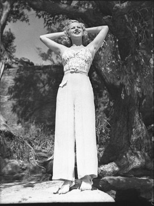Mary Dees, co-star of The Women, at Nielsen Park