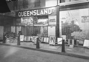 Queensland Government Tourist Bureau exhibit