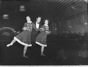 Roller skaters at the Palladium