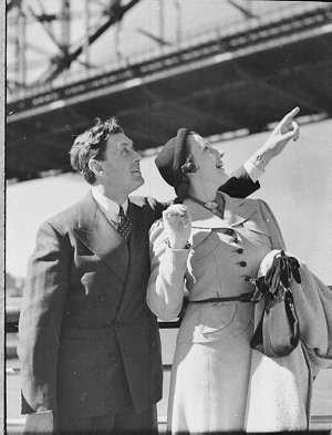 Arrivals by "Monterey"; Miss Adams and Mr Halliday (tak...